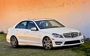 Cars wallpapers Mercedes-Benz C300 4MATIC Sport Package Plus US-spec - 2013