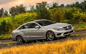 Cars wallpapers Mercedes-Benz E350 4MATIC Coupe US-spec - 2014