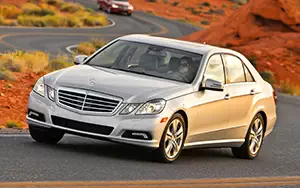 Cars wallpapers Mercedes-Benz E550 Luxury US-spec - 2010