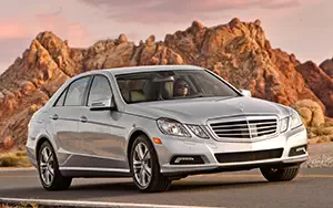 Cars wallpapers Mercedes-Benz E550 Luxury US-spec - 2010
