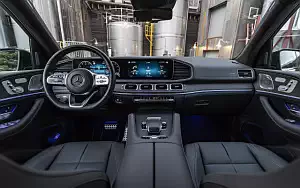 Cars wallpapers Mercedes-Benz GLS 580 4MATIC AMG Line (Cavansite Blue) US-spec - 2019