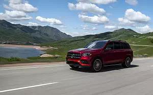 Cars wallpapers Mercedes-Benz GLS 580 4MATIC AMG Line (Designo Cardinal Red) US-spec - 2019