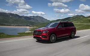 Cars wallpapers Mercedes-Benz GLS 580 4MATIC AMG Line (Designo Cardinal Red) US-spec - 2019