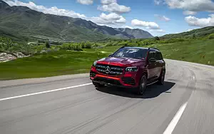 Cars wallpapers Mercedes-Benz GLS 580 4MATIC AMG Line (Designo Cardinal Red) US-spec - 2019