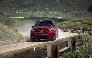 Cars wallpapers Mercedes-Benz GLS 580 4MATIC AMG Line (Designo Cardinal Red) US-spec - 2019