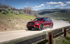 Cars wallpapers Mercedes-Benz GLS 580 4MATIC AMG Line (Designo Cardinal Red) US-spec - 2019