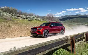 Cars wallpapers Mercedes-Benz GLS 580 4MATIC AMG Line (Designo Cardinal Red) US-spec - 2019