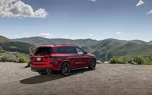 Cars wallpapers Mercedes-Benz GLS 580 4MATIC AMG Line (Designo Cardinal Red) US-spec - 2019