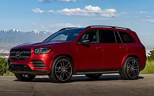 Cars wallpapers Mercedes-Benz GLS 580 4MATIC AMG Line (Designo Cardinal Red) US-spec - 2019