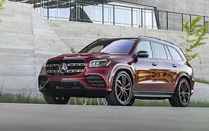 Cars wallpapers Mercedes-Benz GLS 580 4MATIC AMG Line (Designo Cardinal Red) US-spec - 2019