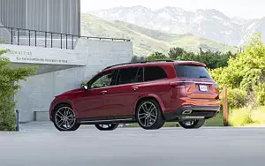 Cars wallpapers Mercedes-Benz GLS 580 4MATIC AMG Line (Designo Cardinal Red) US-spec - 2019