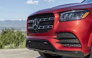 Cars wallpapers Mercedes-Benz GLS 580 4MATIC AMG Line (Designo Cardinal Red) US-spec - 2019