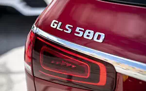 Cars wallpapers Mercedes-Benz GLS 580 4MATIC AMG Line (Designo Cardinal Red) US-spec - 2019