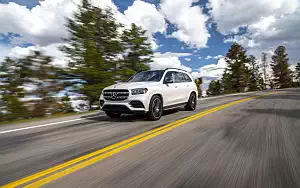 Cars wallpapers Mercedes-Benz GLS 580 4MATIC AMG Line (Diamond White) US-spec - 2019