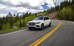 Cars wallpapers Mercedes-Benz GLS 580 4MATIC AMG Line (Diamond White) US-spec - 2019