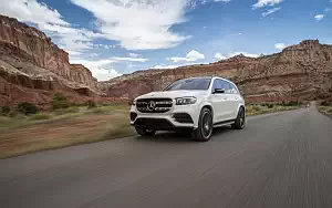 Cars wallpapers Mercedes-Benz GLS 580 4MATIC AMG Line (Diamond White) US-spec - 2019