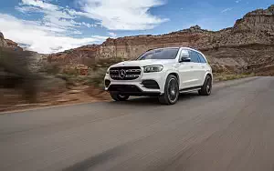 Cars wallpapers Mercedes-Benz GLS 580 4MATIC AMG Line (Diamond White) US-spec - 2019
