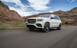 Cars wallpapers Mercedes-Benz GLS 580 4MATIC AMG Line (Diamond White) US-spec - 2019