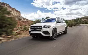 Cars wallpapers Mercedes-Benz GLS 580 4MATIC AMG Line (Diamond White) US-spec - 2019