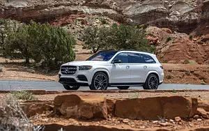 Cars wallpapers Mercedes-Benz GLS 580 4MATIC AMG Line (Diamond White) US-spec - 2019