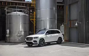 Cars wallpapers Mercedes-Benz GLS 580 4MATIC AMG Line (Diamond White) US-spec - 2019