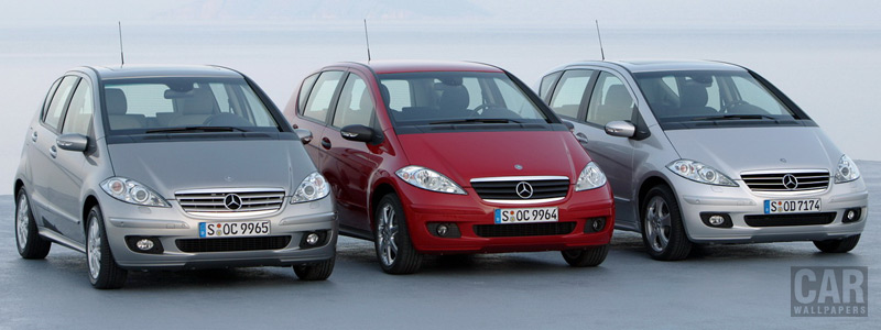 Cars wallpapers Mercedes-Benz A-class Classic, Elegance and Avantgarde 5door - Car wallpapers