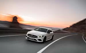 Cars wallpapers Mercedes-Benz A-class AMG Line - 2018