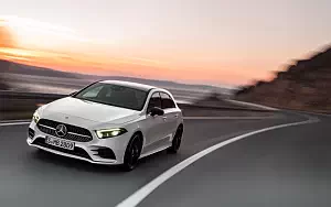 Cars wallpapers Mercedes-Benz A-class AMG Line - 2018