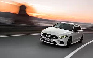 Cars wallpapers Mercedes-Benz A-class AMG Line - 2018