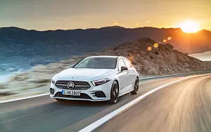 Cars wallpapers Mercedes-Benz A-class AMG Line - 2018