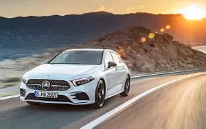 Cars wallpapers Mercedes-Benz A-class AMG Line - 2018