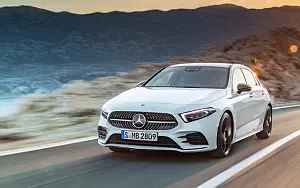 Cars wallpapers Mercedes-Benz A-class AMG Line - 2018