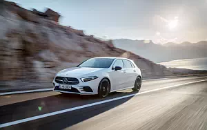 Cars wallpapers Mercedes-Benz A-class AMG Line - 2018