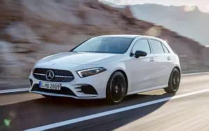 Cars wallpapers Mercedes-Benz A-class AMG Line - 2018