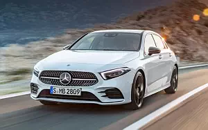 Cars wallpapers Mercedes-Benz A-class AMG Line - 2018