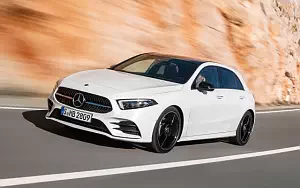 Cars wallpapers Mercedes-Benz A-class AMG Line - 2018