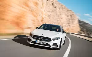 Cars wallpapers Mercedes-Benz A-class AMG Line - 2018