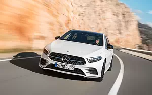 Cars wallpapers Mercedes-Benz A-class AMG Line - 2018