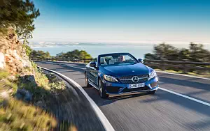 Cars wallpapers Mercedes-Benz C 400 4MATIC Cabriolet AMG Line - 2016