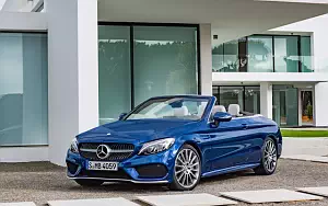 Cars wallpapers Mercedes-Benz C 400 4MATIC Cabriolet AMG Line - 2016