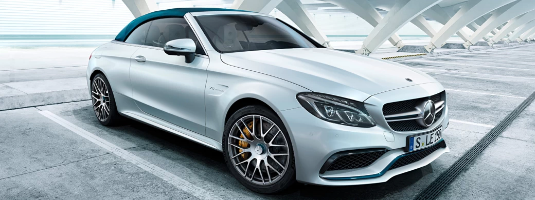 Cars wallpapers Mercedes-AMG C 63 S Cabriolet Ocean Blue Edition - 2017 - Car wallpapers