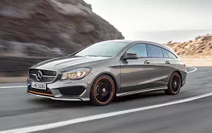 Cars wallpapers Mercedes-Benz CLA250 4MATIC Shooting Brake AMG Sports Package OrangeArt - 2015