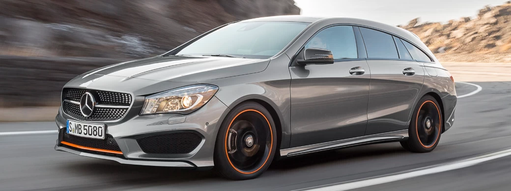 Cars wallpapers Mercedes-Benz CLA250 4MATIC Shooting Brake AMG Sports Package OrangeArt - 2015 - Car wallpapers