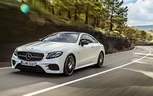 Cars wallpapers Mercedes-Benz E 400 4MATIC Coupe AMG Line Edition 1 - 2017