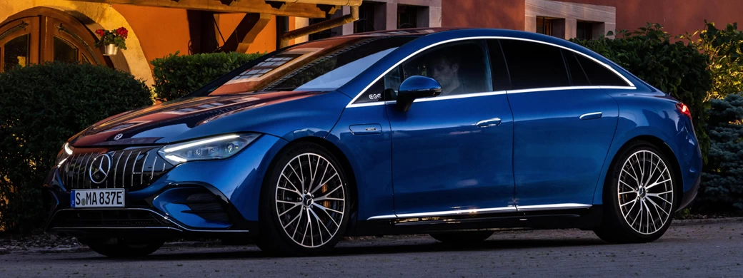 Cars wallpapers Mercedes-AMG EQE 53 4MATIC+ (Sodalite Blue Metallic) - 2022 - Car wallpapers