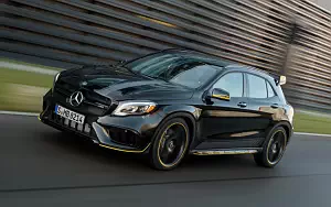 Cars wallpapers Mercedes-AMG GLA 45 4MATIC Yellow Night Edition - 2017