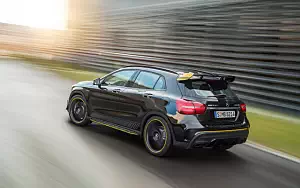 Cars wallpapers Mercedes-AMG GLA 45 4MATIC Yellow Night Edition - 2017