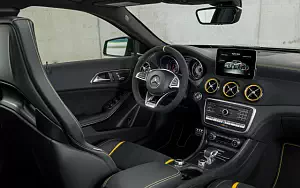 Cars wallpapers Mercedes-AMG GLA 45 4MATIC Yellow Night Edition - 2017