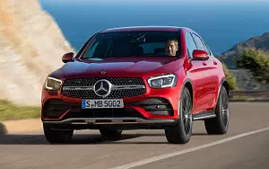 Cars wallpapers Mercedes-Benz GLC 300 4MATIC Coupe AMG Line - 2019