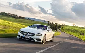 Cars wallpapers Mercedes-Benz S500 Coupe 4MATIC AMG Sports Package - 2014